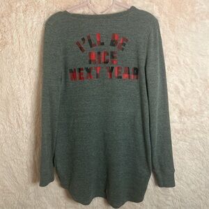 Pink Victoria’s Secret Christmas Top